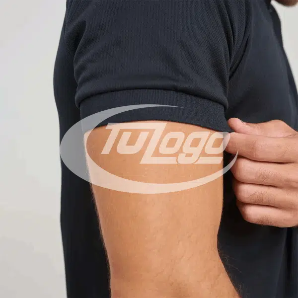Remera Polo Dry Negra - Imagen 9