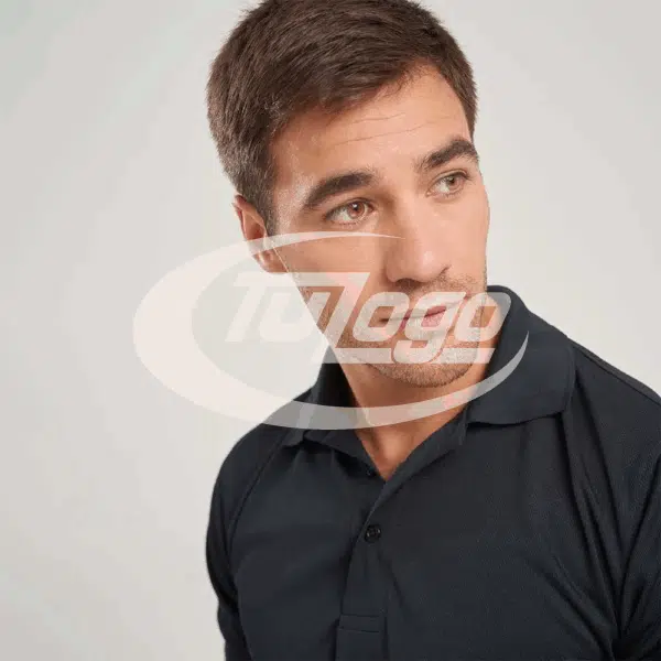 Remera Polo Dry Negra - Imagen 8