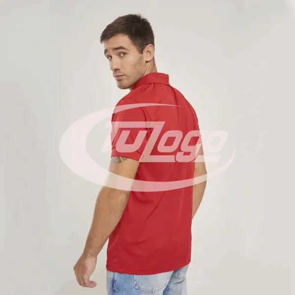 Remera Polo Dry Negra - Imagen 3